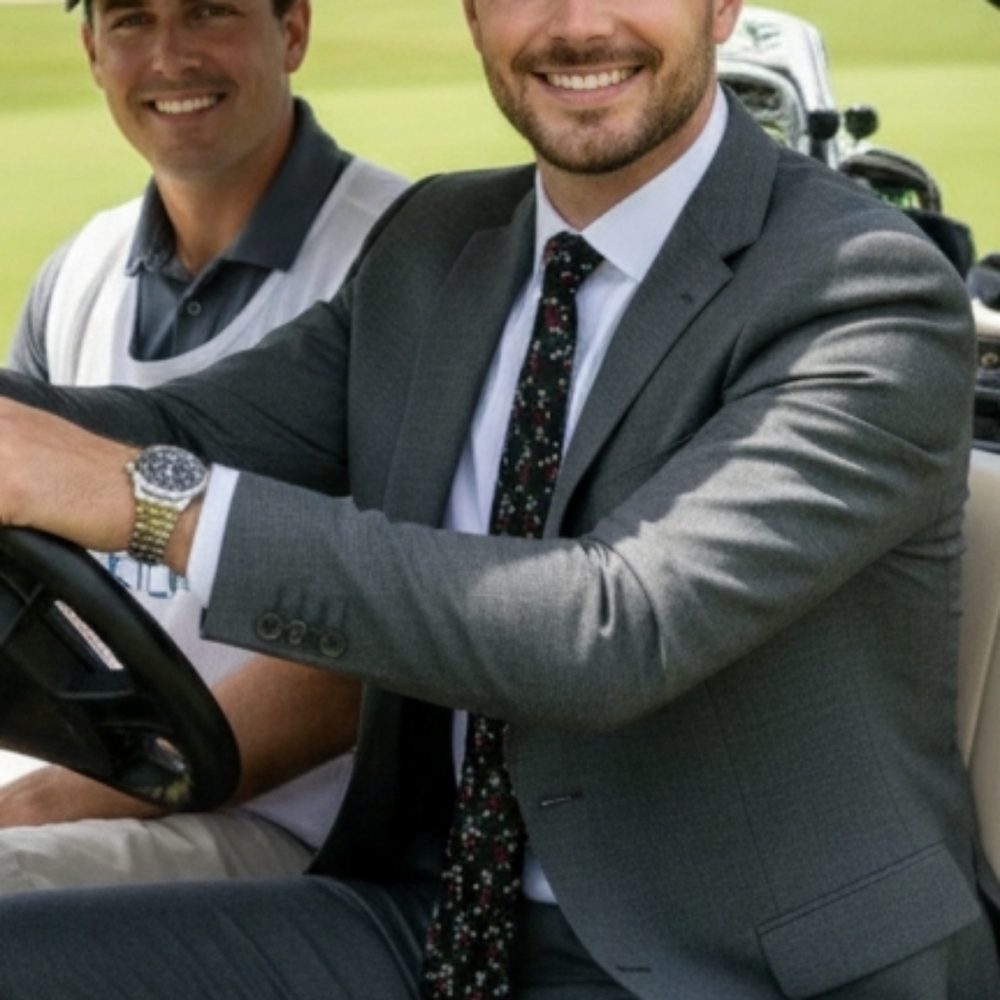 Mickey & Friends GOOFY Golf Sports Novelty Necktie Dad Fathers Day Gift Tie